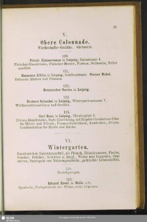 V. Obere Colonnade