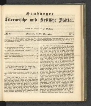 No. 93. 21. November 1855