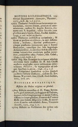 359-360, Histoire des Ordres religieux en général
