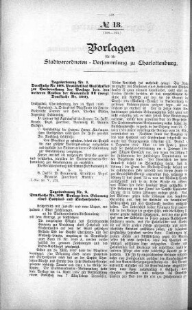 No. 13. (108-123.), 27. April 1898
