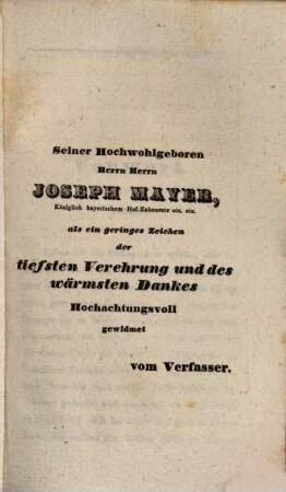 Versuch einer Odontologie : Inaugural-Abhandlung
