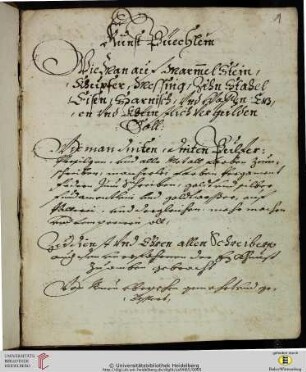 Abschrift des Kunstbüchleins des Andreas Helmreich