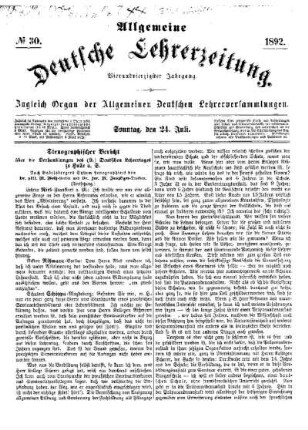 Stenographischer Bericht über die Verhandlungen des (9.) Deutschen Lehrertages zu Halle a. S. (Fortsetzung)
