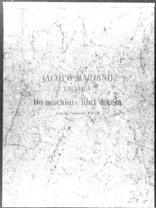 De machinis - BSB Clm 28800
