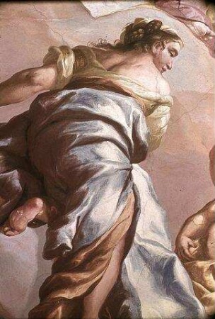 Die drei göttlichen Tugenden Glaube, Hoffnung, Liebe und Demut