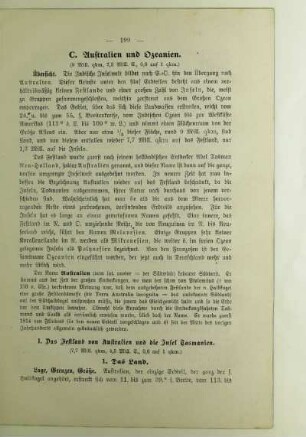 C. Australien und Ozeanien