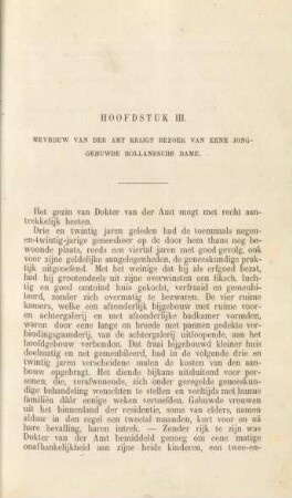 Hoofdstuk III. Mevrouw van der Amt krijgt bezoek van eene jonggehuwde Hollandsche dame
