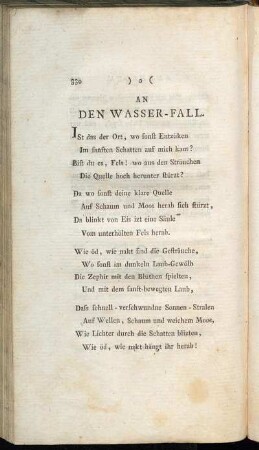 An den Wasser-Fall.