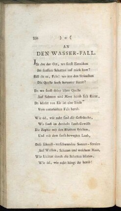 An den Wasser-Fall.