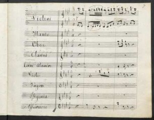 Violini/Flauto/Oboe/Clarini/Corni Alamire/Viole/Fagotti/Ifigenia/Affetuoso