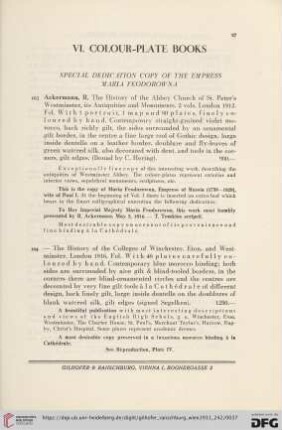 VI. Colour-plate books (Nr.103-111)