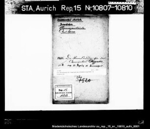 Die Genehmigung der Regelung des Armenbeitragsfußes in Roggenstede