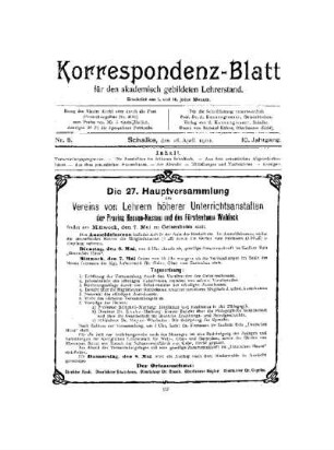 Die Aussichten im höheren Schulfach