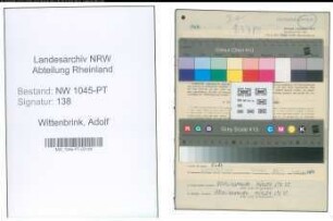 Entnazifizierung Adolf Wittenbrink , geb. 16.09.1905 (Postkraftwagenfuehrer)