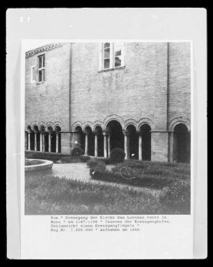 San Lorenzo fuori le Mura — Kreuzgang