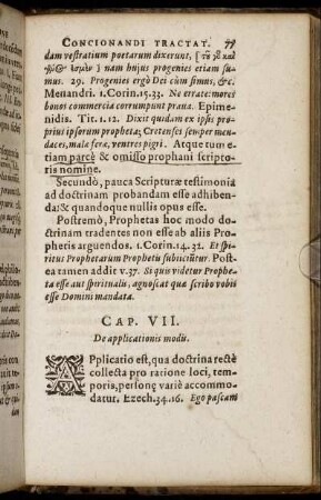 Cap. VII. De applicationis modis