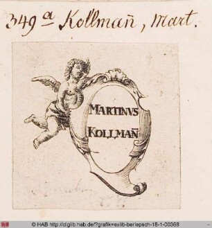 Exlibris des Martin Kollmann