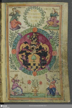 Stammbuch Schachmann - Mscr.Dresd.App.2505