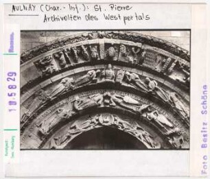 Aulnay, St. Pierre: Westportal, Archivolten