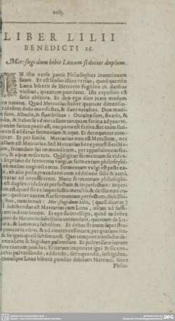 LIBER LILII BENEDICTI 26.
