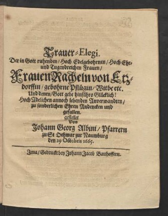 Trauer-Elegi