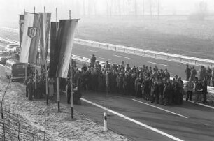 Verkehrsfreigabe der neuen Bundesstraße B 36 zwischen Eggenstein und Neureut