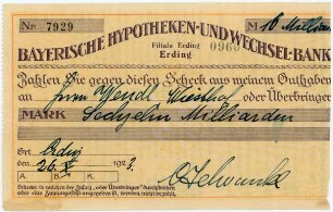 Geldschein / Notgeld, 26.10.1923