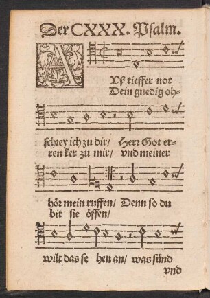 Der CXXX. Psalm. ||