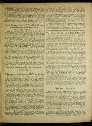 Kathol. Lehrerverband des Deutschen Reiches : Kriegsverletzten- und Hinterbliebenenfürsorge