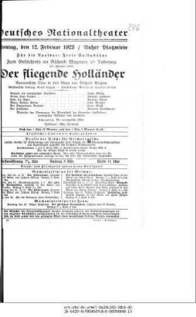Der fliegende Holländer