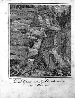 Das Grab der Steinbrecher in Wehlen