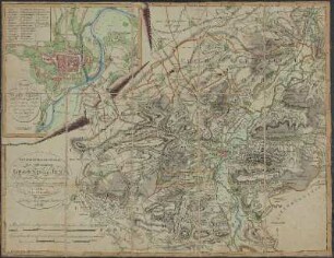 Topographische Charte der umliegenden Gegend Von Jena