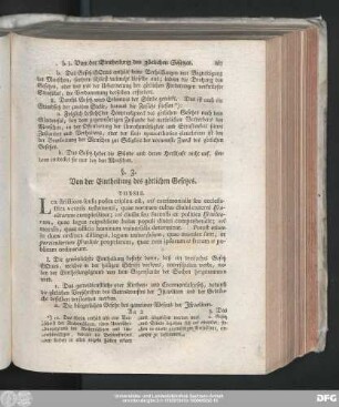§. 3. Von der Eintheilung des götlichen Gesetzes.