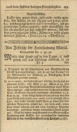 Am Festtage der Heimsuchung Mariä