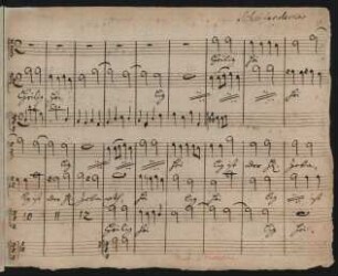 Messen. Auszüge; V (4), Coro, orch, bc