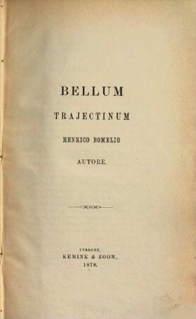 Bellum Trajectinum