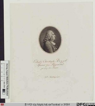 Bildnis Erhard Christoph Bezzel