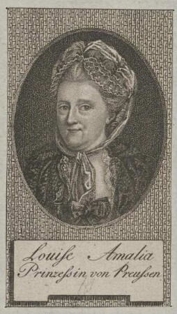 Bildnis der Prinzessn Luise Amalia von Preussen