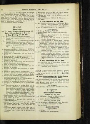 Kathol. Lehrerverein der Provinz Posen : VI. General-Versammlung der kathol. Lehrervereine der Provinz Posen