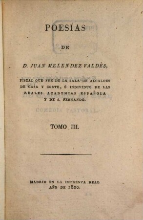 Poesias de D. Juan Melendez Valdes, 3
