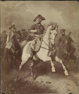 Friedrich II., König von Preußen zu Pferd