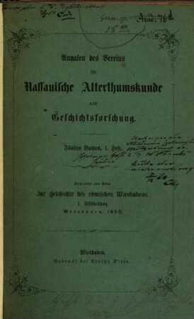 Zur Geschichte des Römischen Wiesbadens, 1. Ein Militär-Diplom Kaiser Traians aus dem Römerkastell in Wiesbaden und die Besatzung dieses Kastells