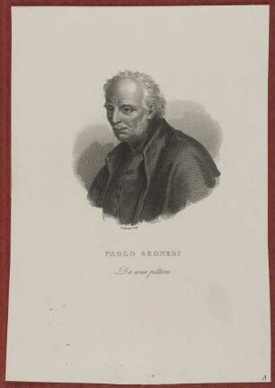 Bildnis des Paolo Segneri