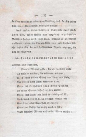 Die Kunst ein glücklicher Ehemann zu seyn