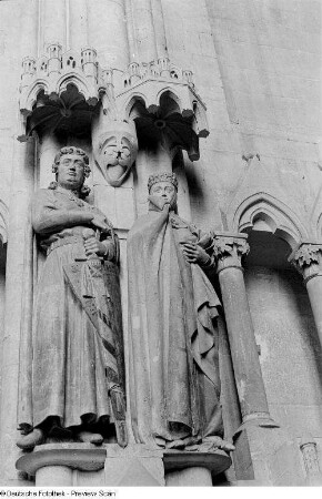 Stifterfiguren Ekkehard II. und Uta von Ballenstedt