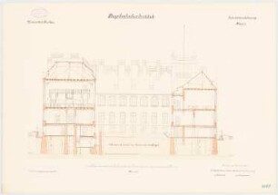 Universität Breslau Physikalisches Institut: Querschnitt 1:100