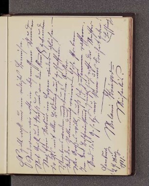 Melanie Krüger-Michaelis. – Hamburg, 29.03.1901