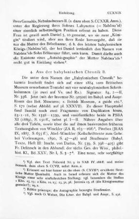 4. Aus der babylonischen Chronik B