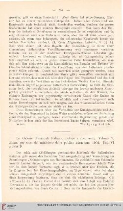 [Rezension von: La Galerie Nazionali Italiane, Notizie e documenti]