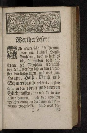Werther Leser!